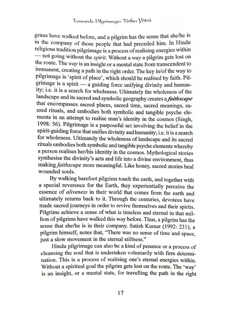 Towards The Pilgrimage Archetype (The Pancakrosi Yatra Of Banaras) - Indya