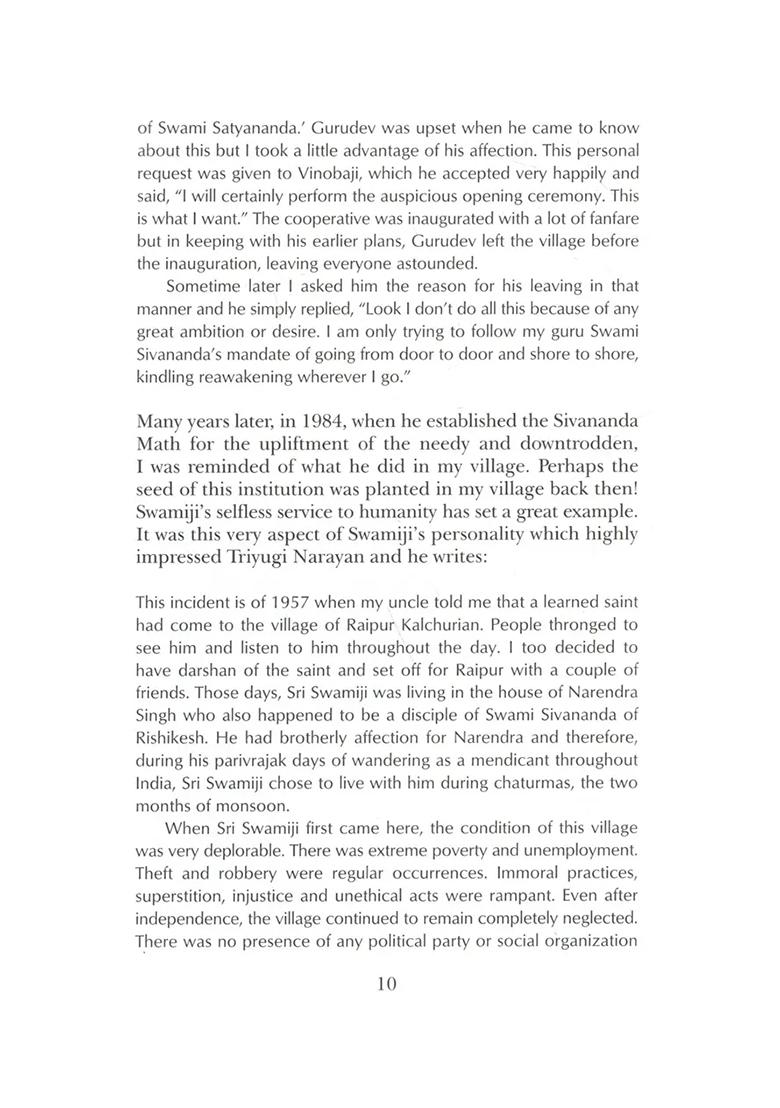 A Village Transformed- A Sannyasin