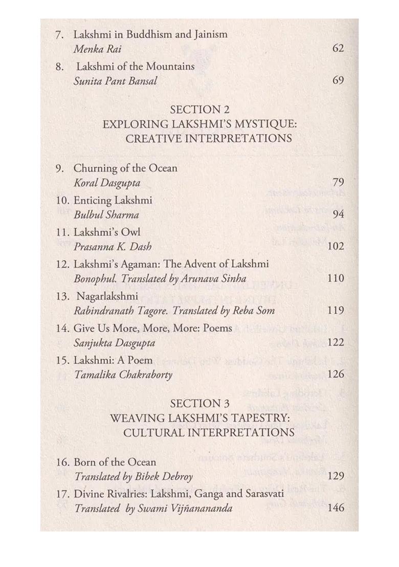 Treasures Of Lakshmi: The Goddess Who Gives - Indya