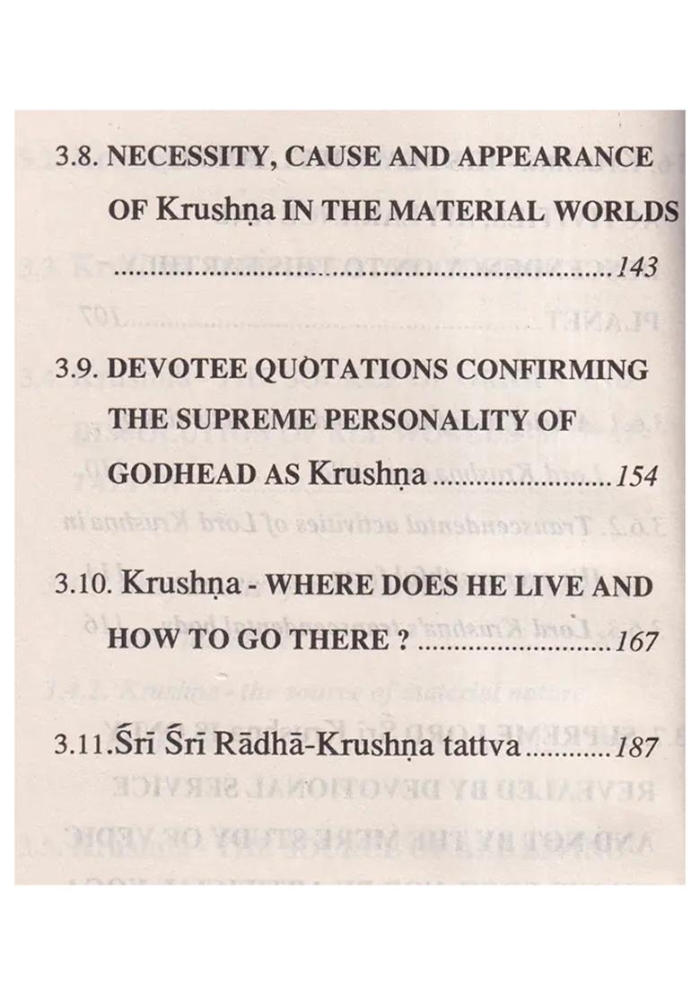Sri Krushna-The Supreme Personality Of Godhead (An Old And Rare Book) - Indya