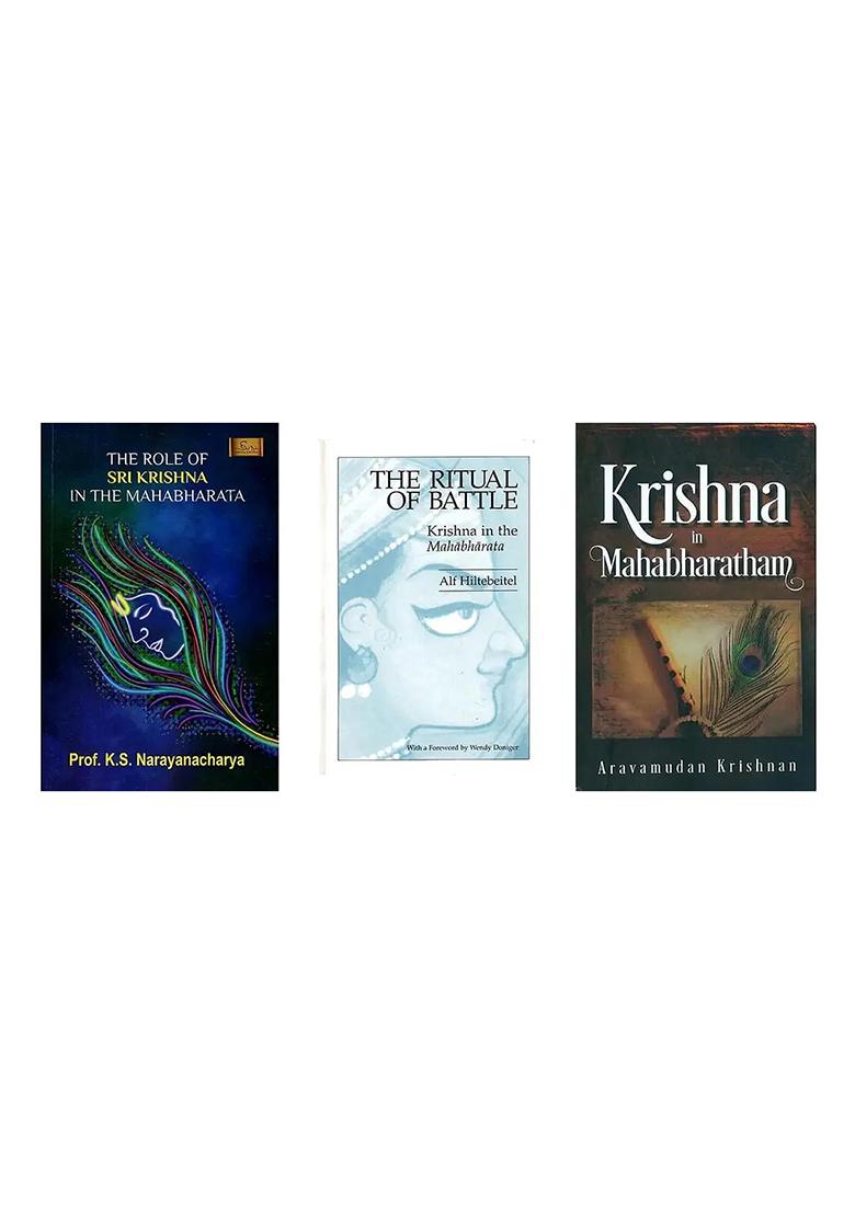 Krishna In The Mahabharata (Set Of 3 Books) - Indya