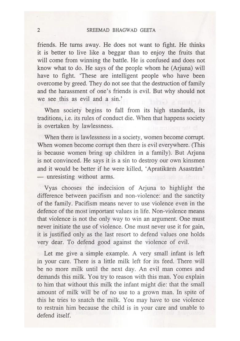 Sreemad Bhagwad Geeta-A Free Translation Rendered In Modern English - Indya