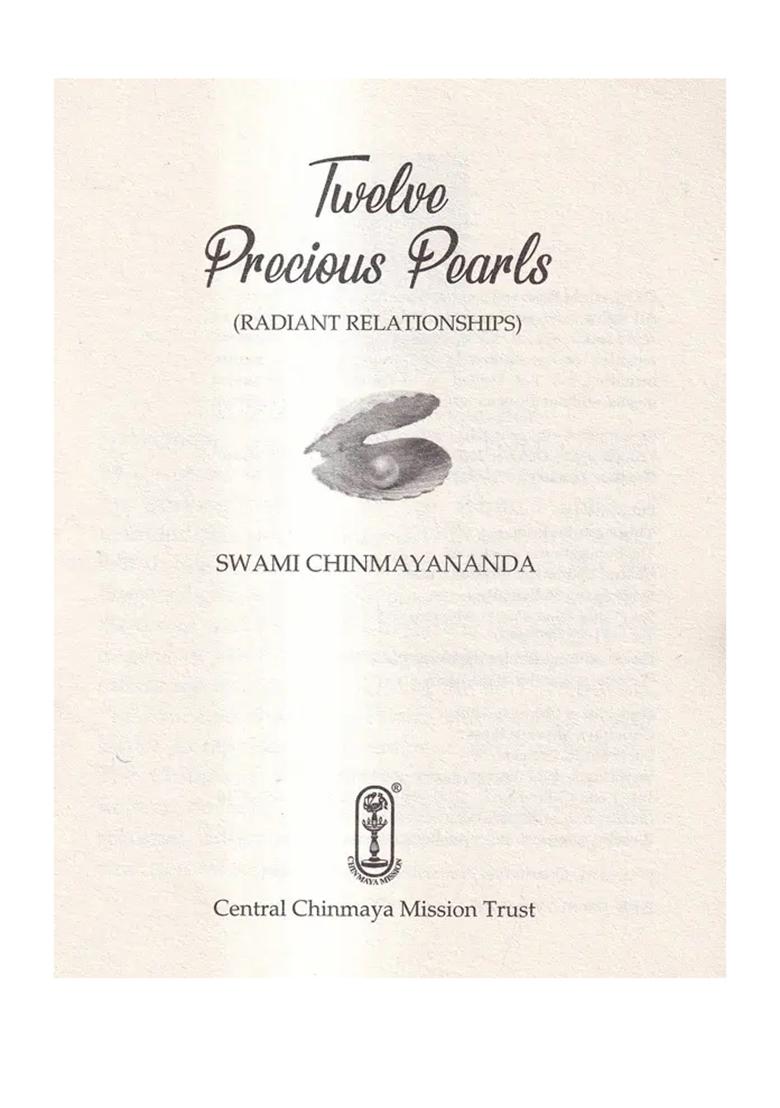 Twelve Precious Pearls-Radiant Relationships - Indya