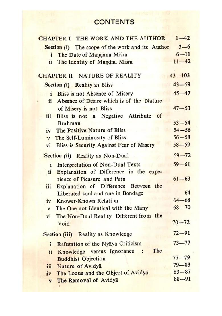 A Study Of The Brahmasiddhi Of Mandana Misra (An Old And Rare Book) - Indya