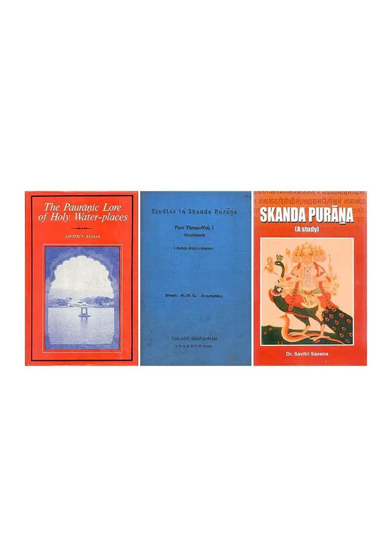Three Studies On The Skanda Purana (Set Of 3 Books) - Indya