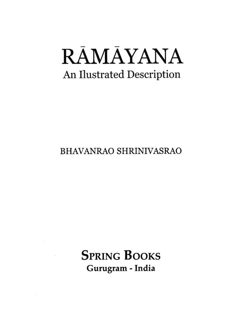 Ramayana: An Illustrated Description (Photostat) - Indya