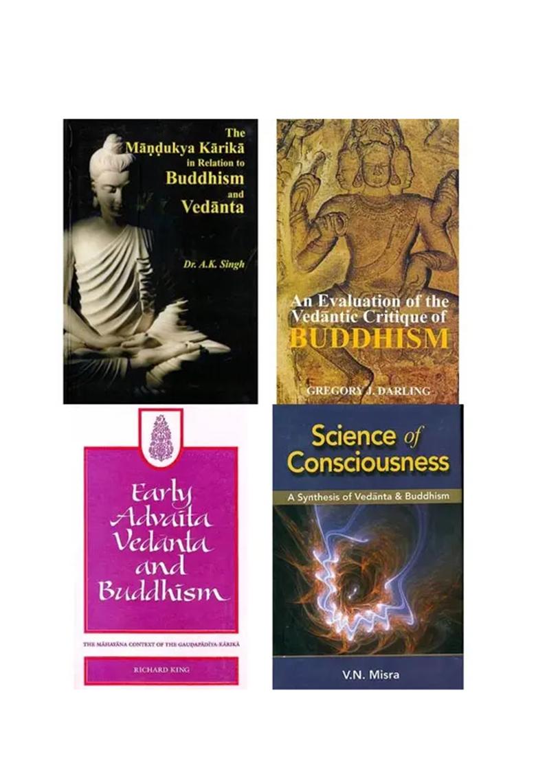 Buddhism And Vedanta (Set Of 4 Books) - Indya