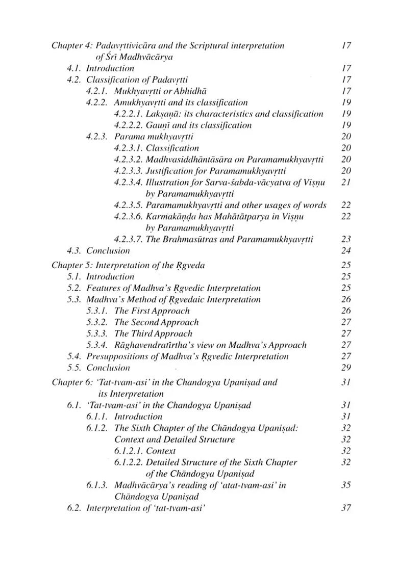 A Hermeneutical Approach To Sri Madhvacarya
