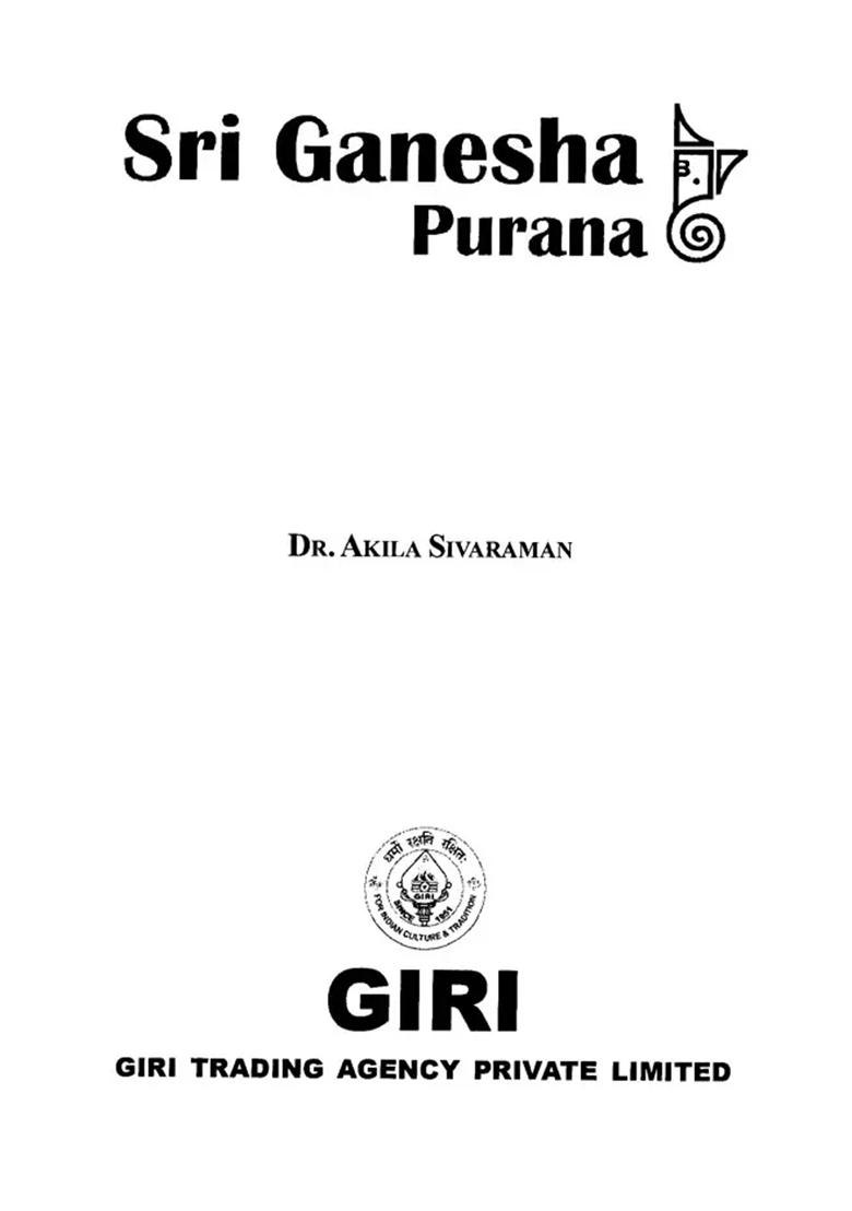 Sri Ganesha Purana - Indya