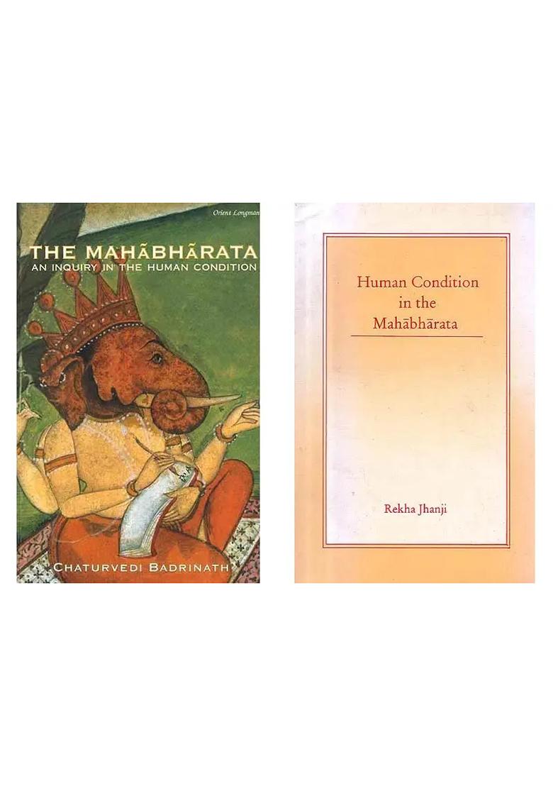 Mahabharata And The Human Condition (Set Of 2 Books) - Indya