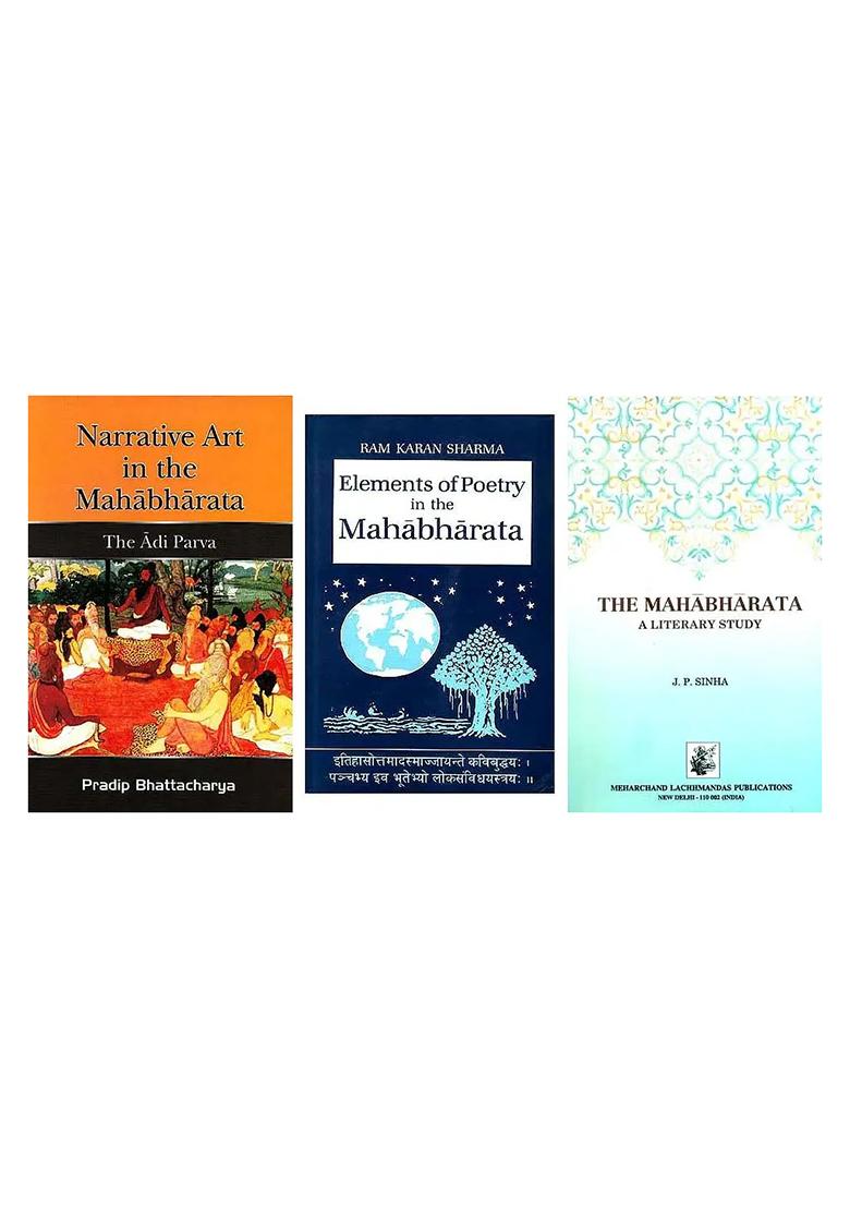 Literary Study Of The Mahabharata (Set Of 3 Books) - Indya