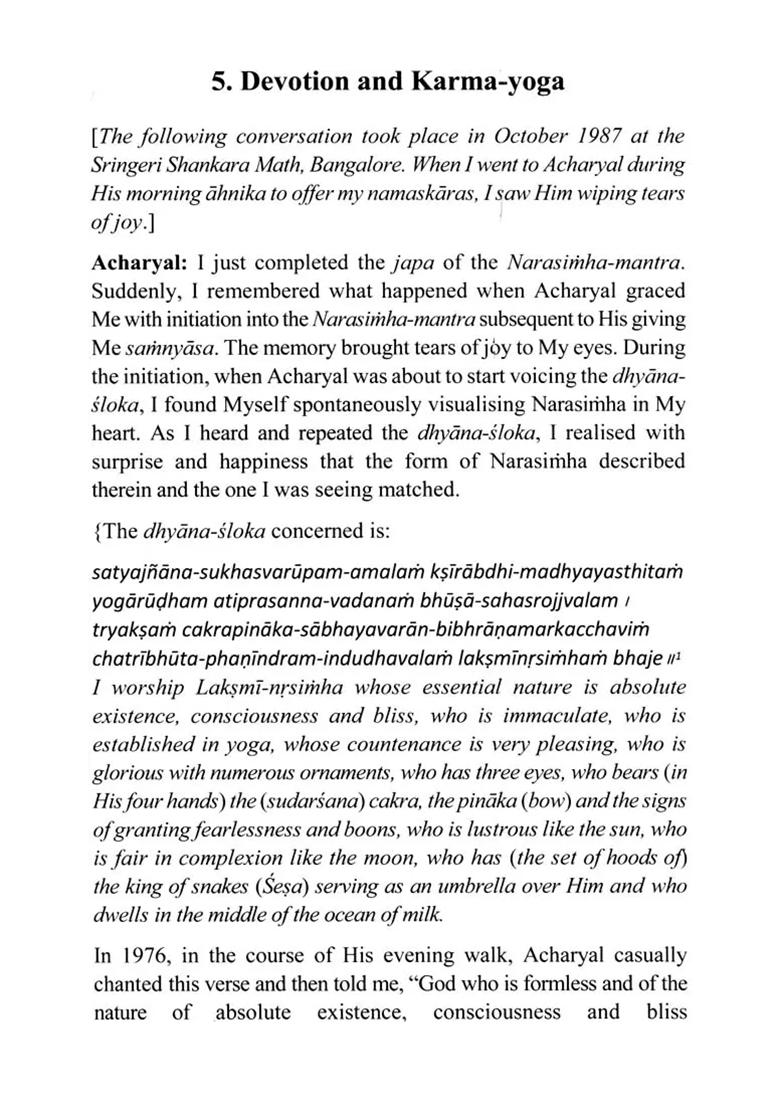 Yoga, Enlightenment And Perfection Of His Holiness Jagadguru Sri Abhinava Vidyatheertha Mahaswamigal - Indya