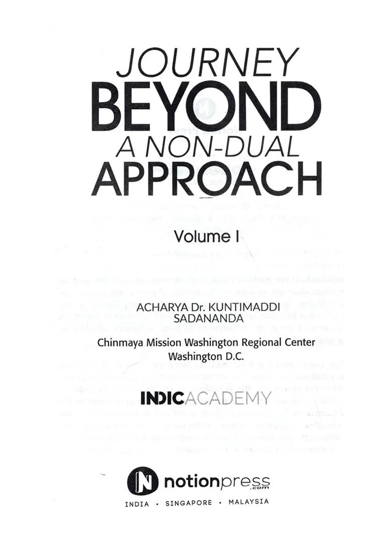 Journey Beyond: A Non-Dual Approach (Set Of 3 Volumes) - Indya