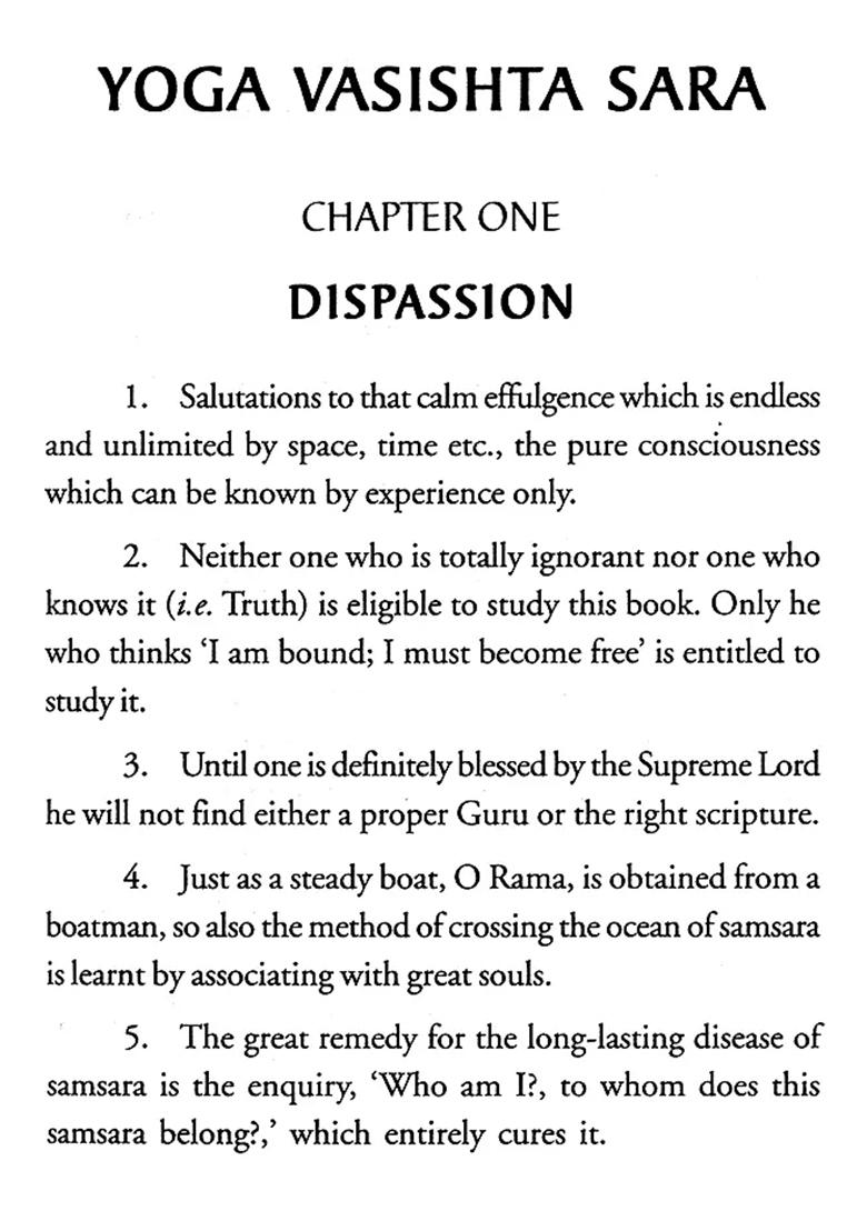 Yoga Vasishta Sara: The Essence Of Yoga Vasishta - Indya