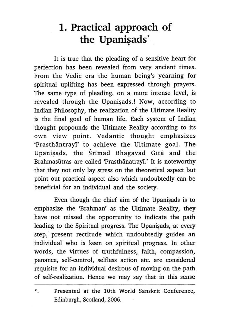 Exploring Vedantic Wisdom - Indya