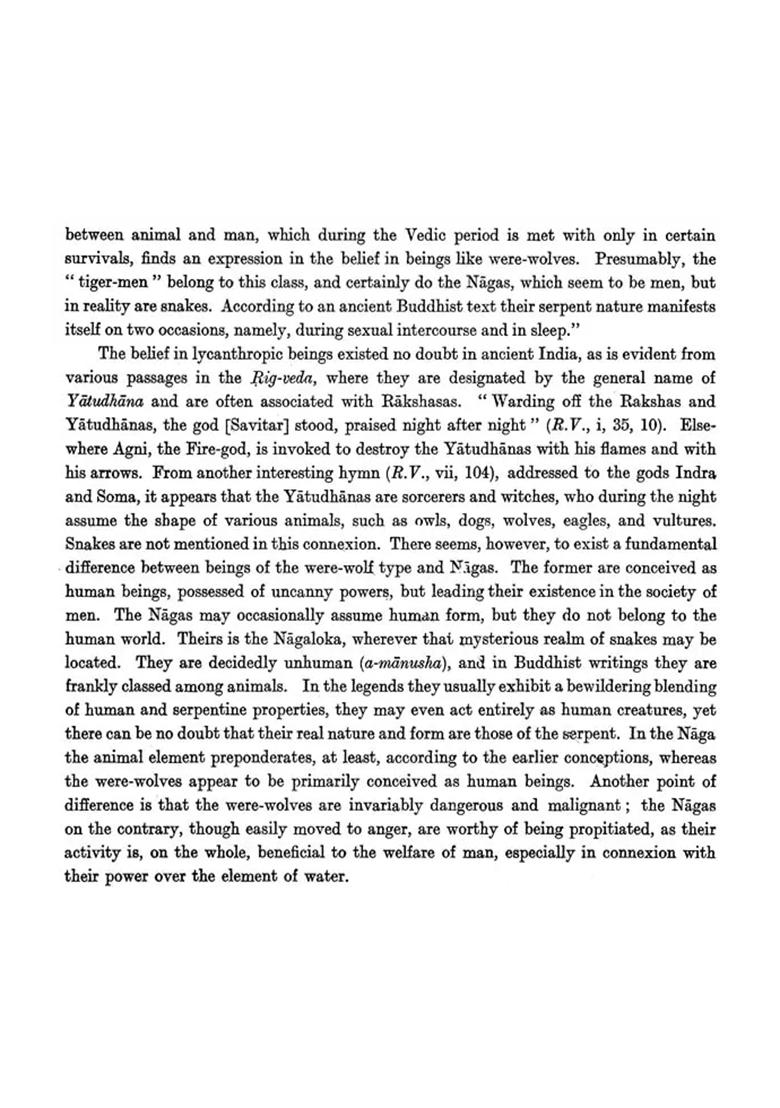 Indian Serpent-Lore Or The Nagas In Hindu Legend And Art (An Old And Rare Book) - Indya