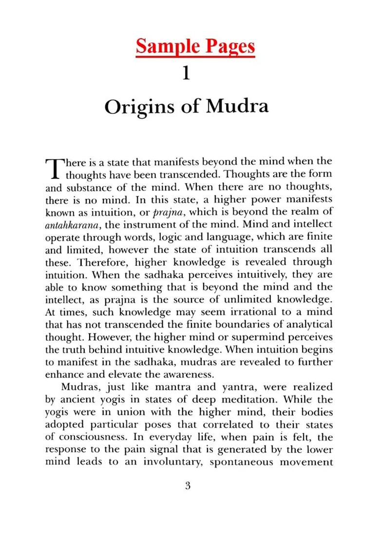 Mudra Vigyan - Philosophy And Practice Of Yogic Gestures - Indya