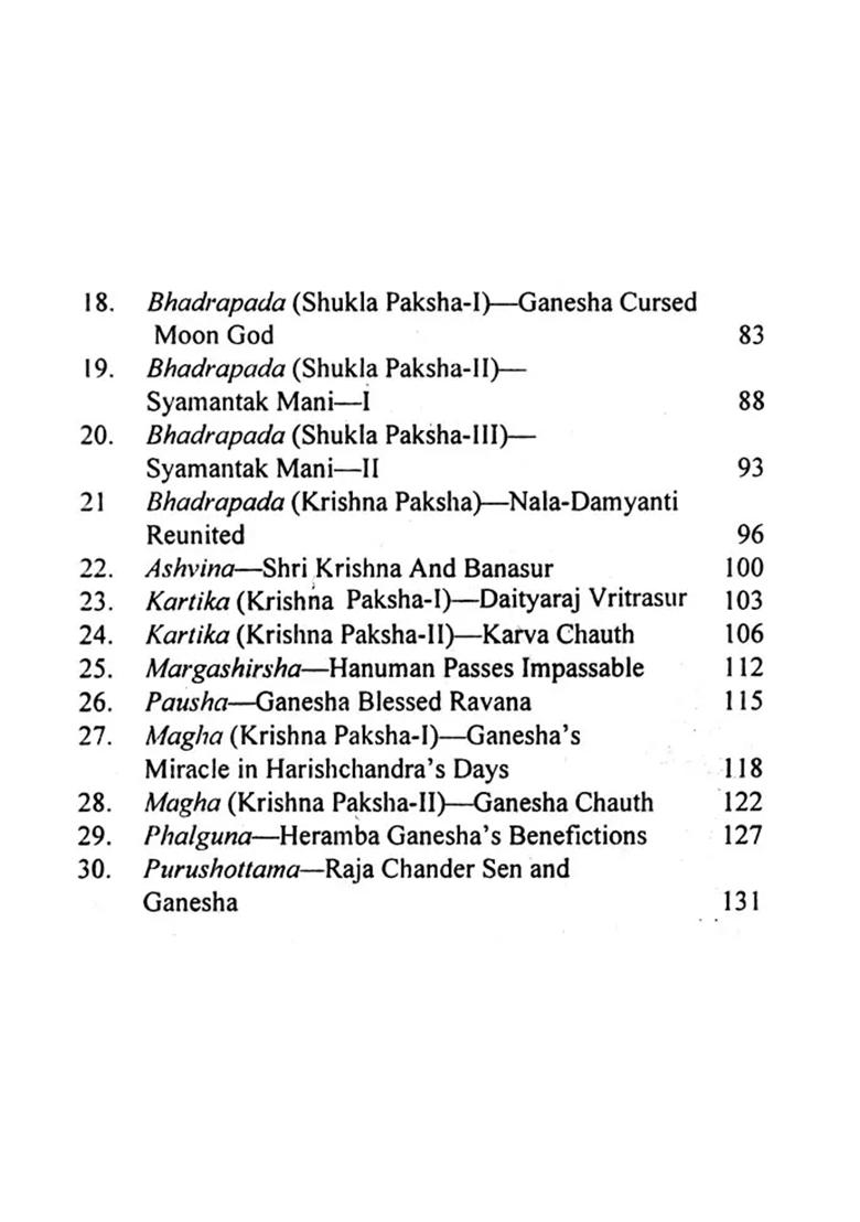 Fasts Of Hindu Gods And Goddesses- Ganesha - Indya