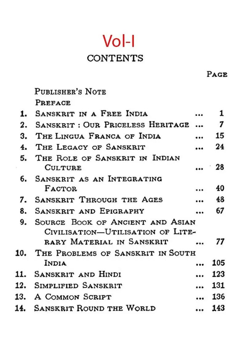 Sanskrit- The Great Integrator (Set Of 3 Volumes) - Indya