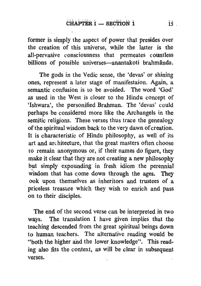 Mundaka Upanishad- The Bridge To Immortality (An Old And Rare Book) - Indya