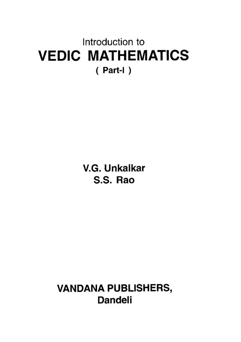 Introduction To Vedic Mathematics (Part-1) - Indya