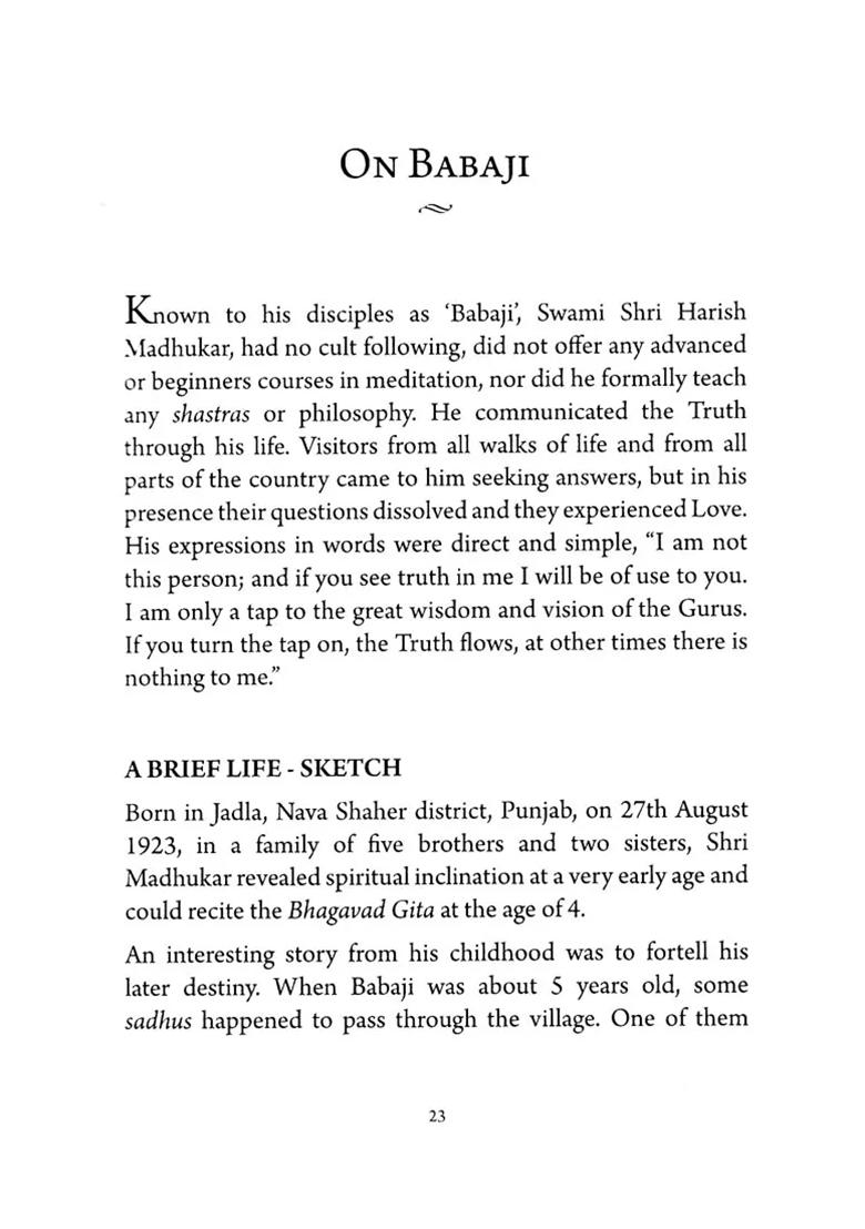 Ananda Yoga Conversations On Happiness With Swami Shri Harish Madhukar - Indya