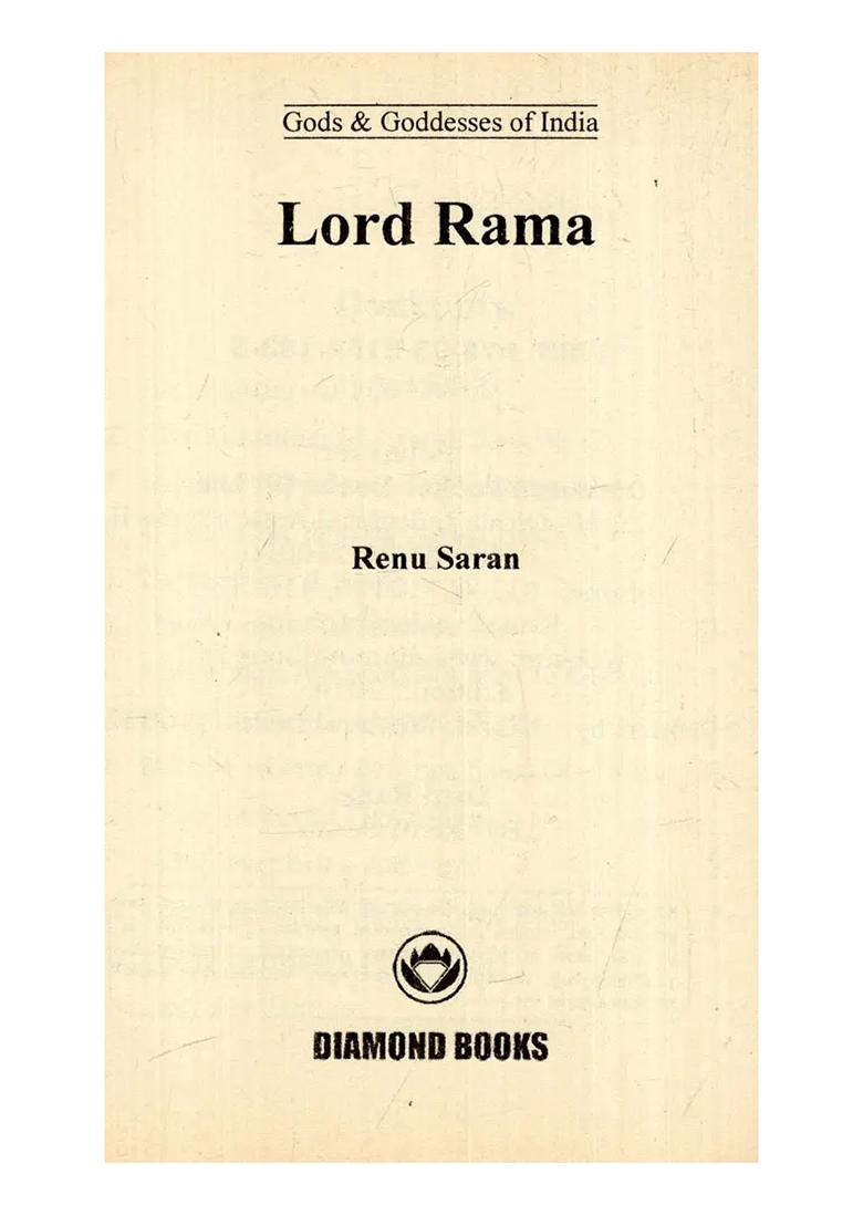 Lord Ram- Gods & Goddesses Of India - Indya