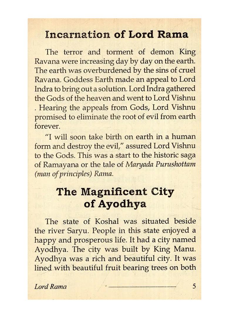 Lord Ram- Gods & Goddesses Of India - Indya