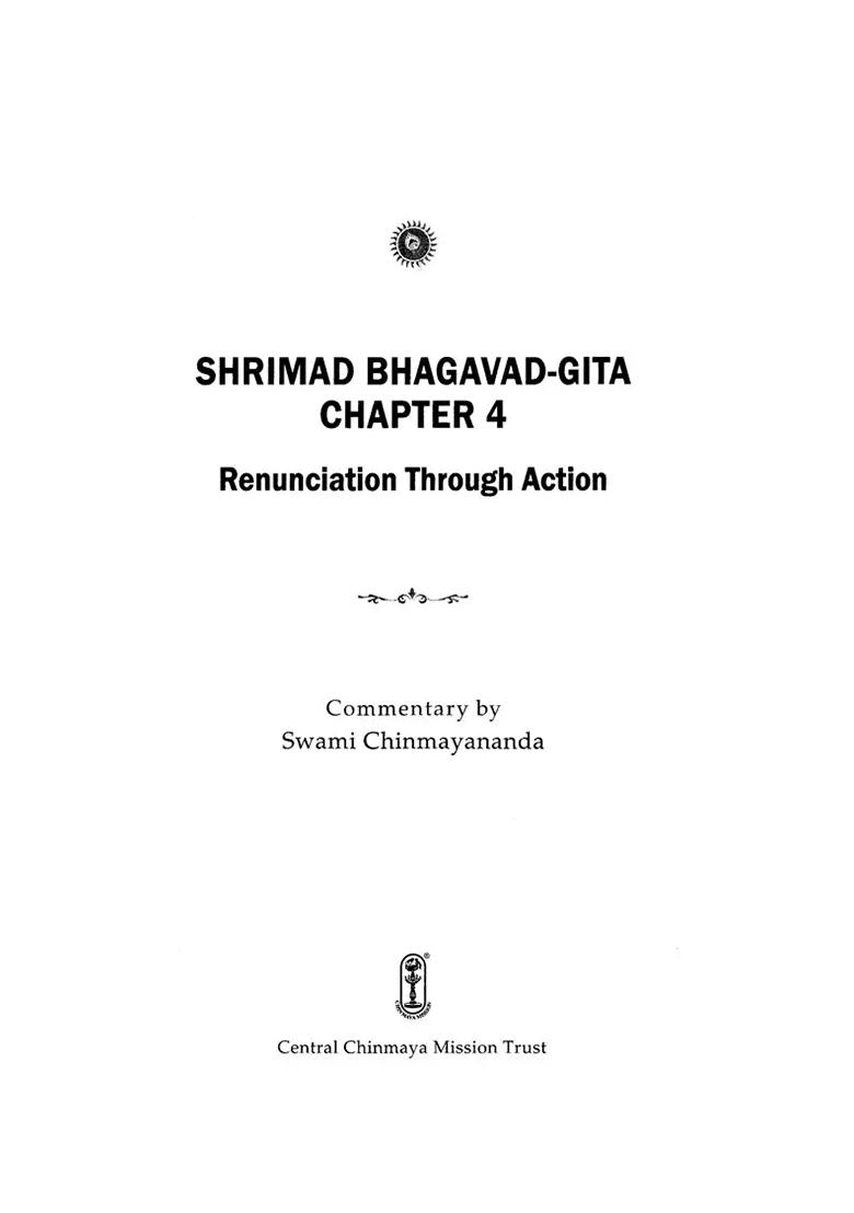 Shrimad Bhagavad Gita: Renunciation Through Action (Chapter 4) - Indya