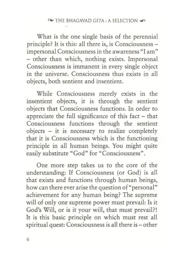 The Bhagavad Gita A Selection - Indya