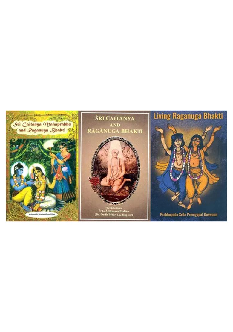 Three Books On Raganuga Bhakti (Set Of 3 Books) - Indya