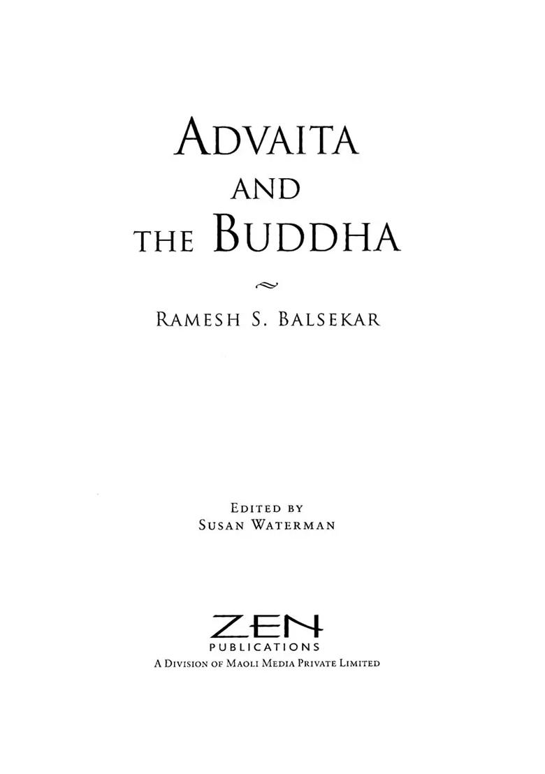 Advaita And The Buddha - Indya
