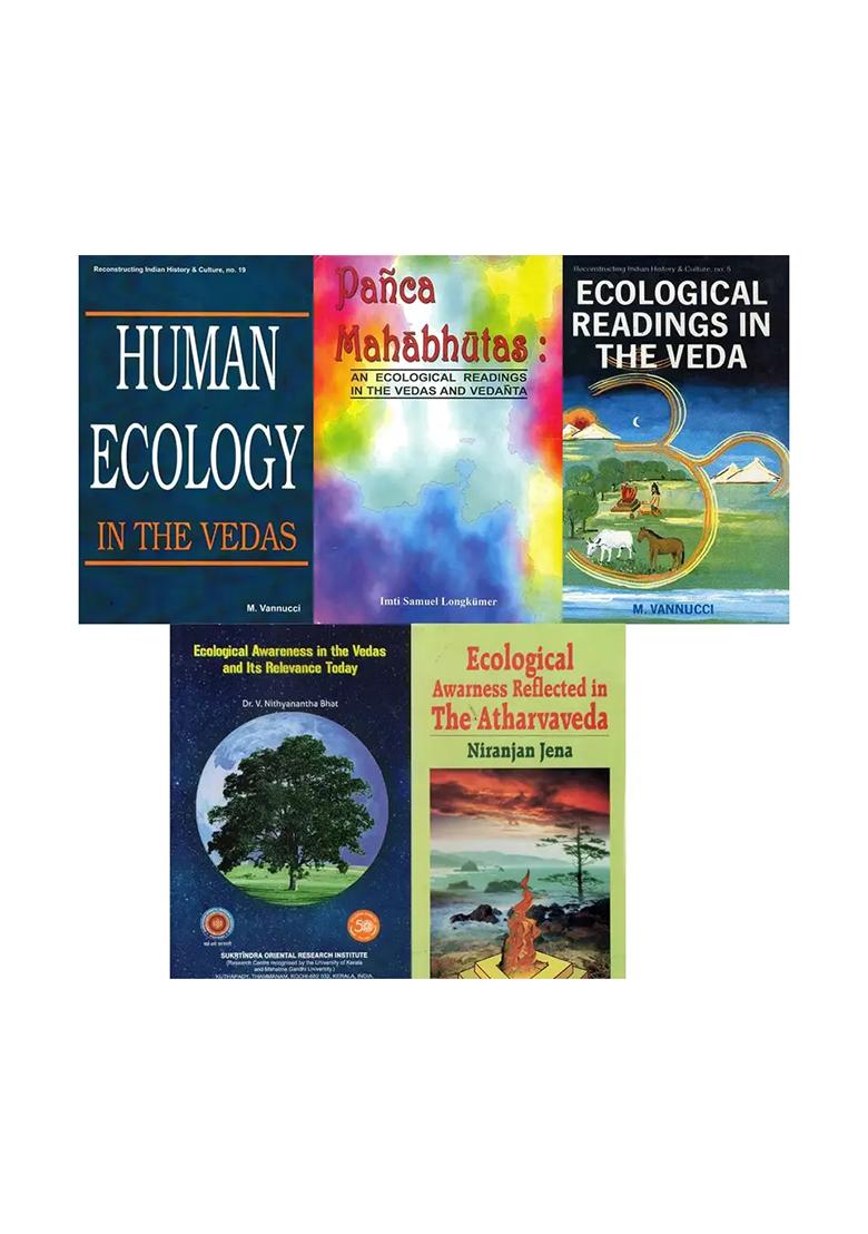 Ecological Studies In The Vedas (Set Of 5 Books) - Indya