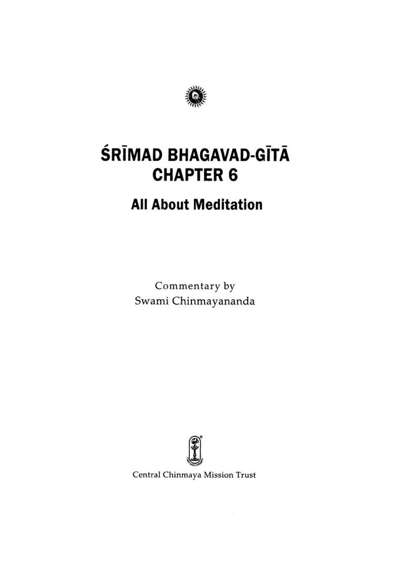 Shrimad Bhagavad Gita: All About Meditation (Chapter 6) - Indya