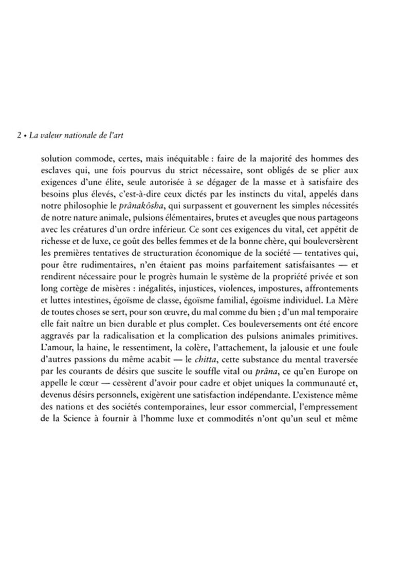 La Valeur Nationale De 1