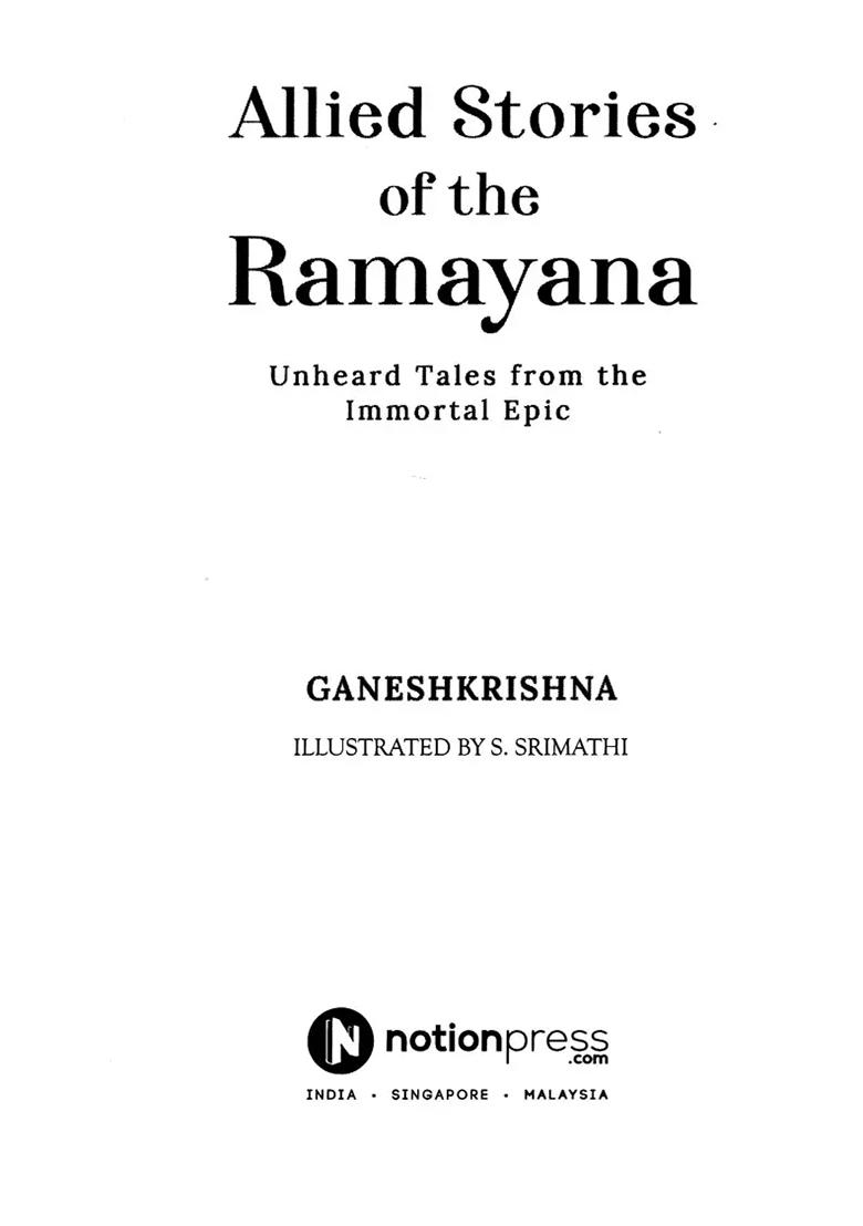Allied Stories Of The Ramayana: Unheard Tales From The Immortal Epic - Indya