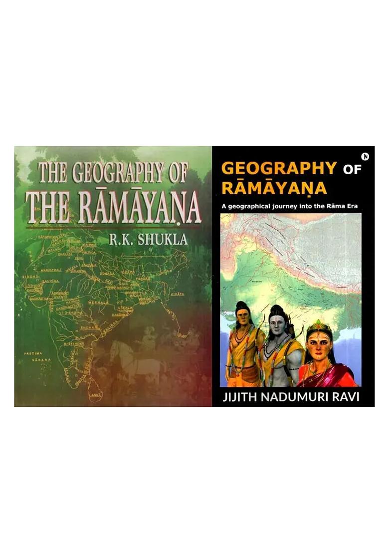 Geography Of The Ramayana (Set Of 2 Books) - Indya