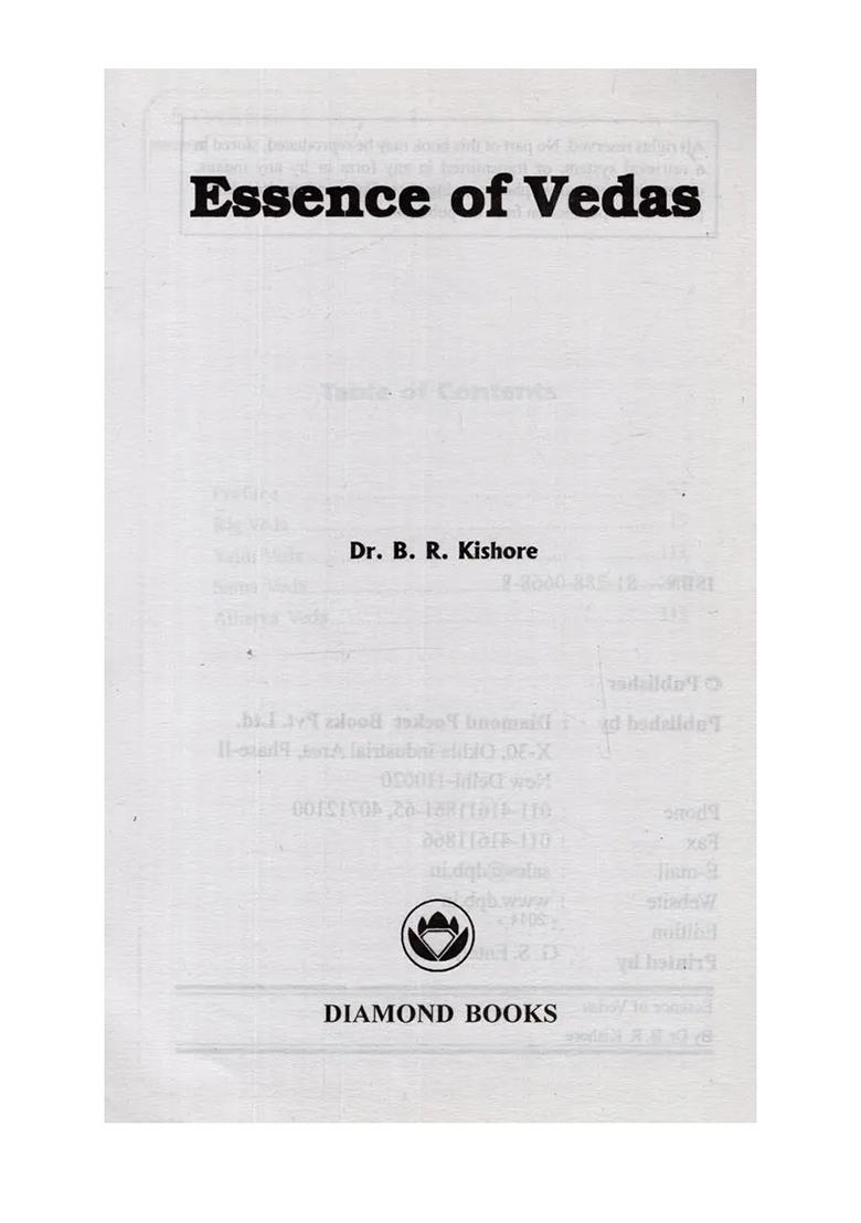Essence Of Vedas - Indya