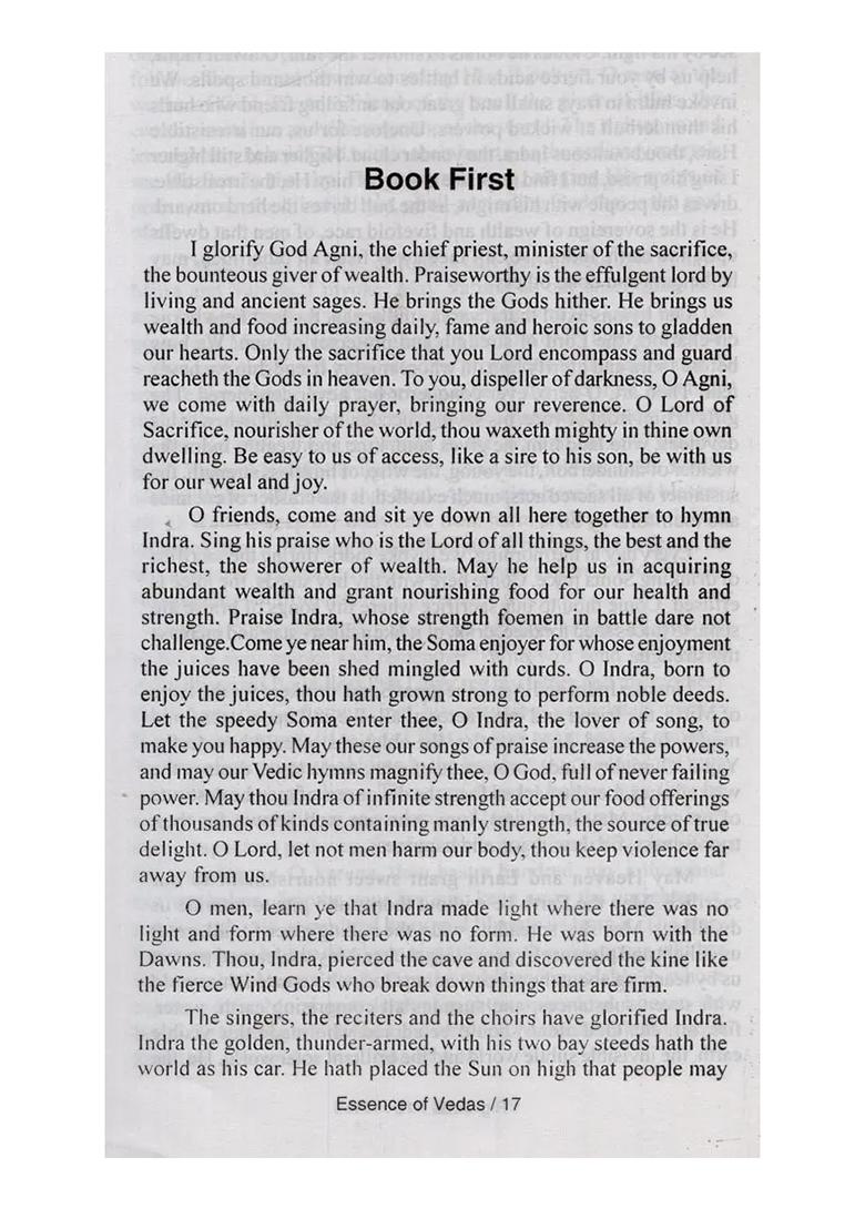 Essence Of Vedas - Indya