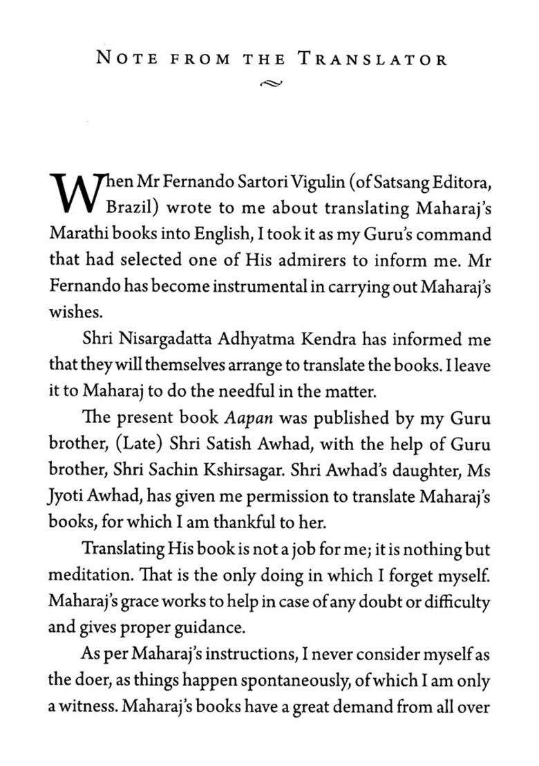 The Self: Rare Discourses By Shri Nisargadatta Maharaj On Dasbodh Of Swami Samarth Ramdas - Indya