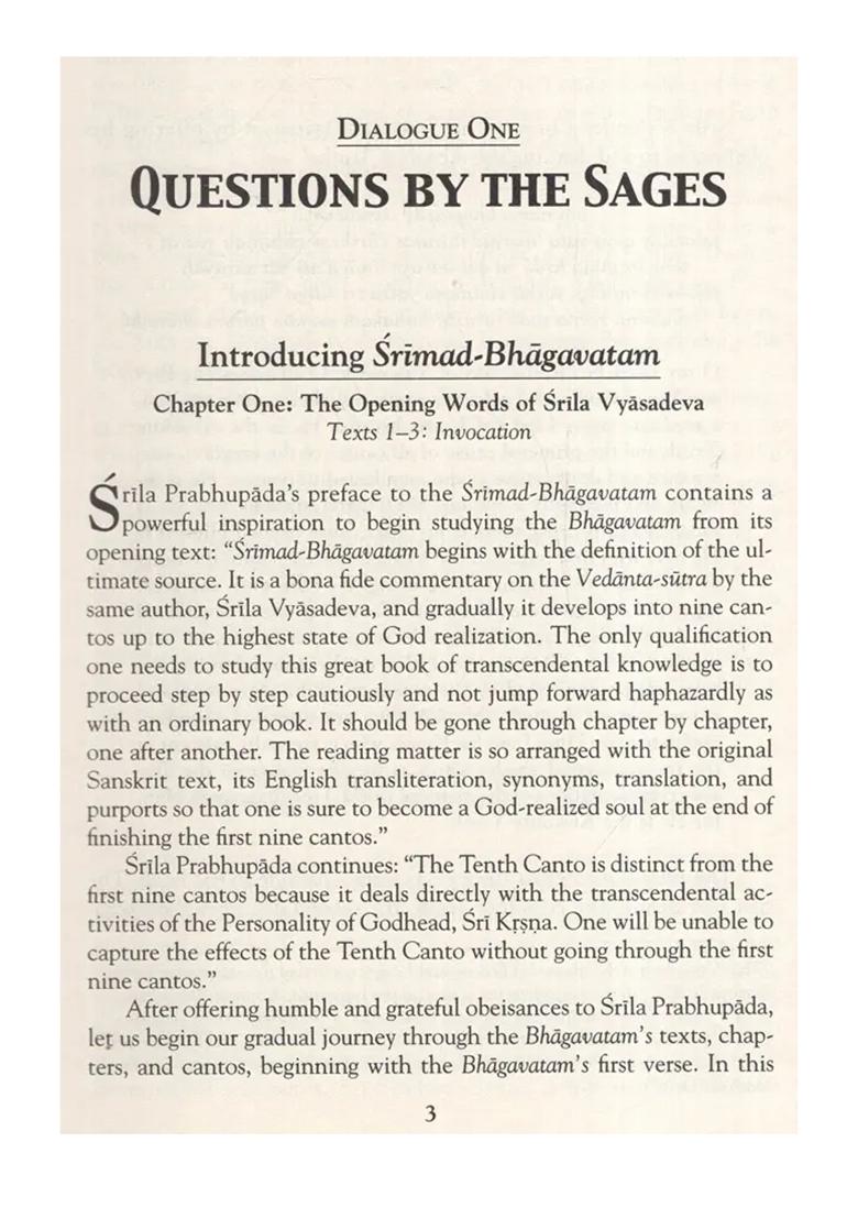 Unveiling His Lotus Feet- A Detailed Overview Of Srimad-Bhagavatam, Cantos One-Four - Indya