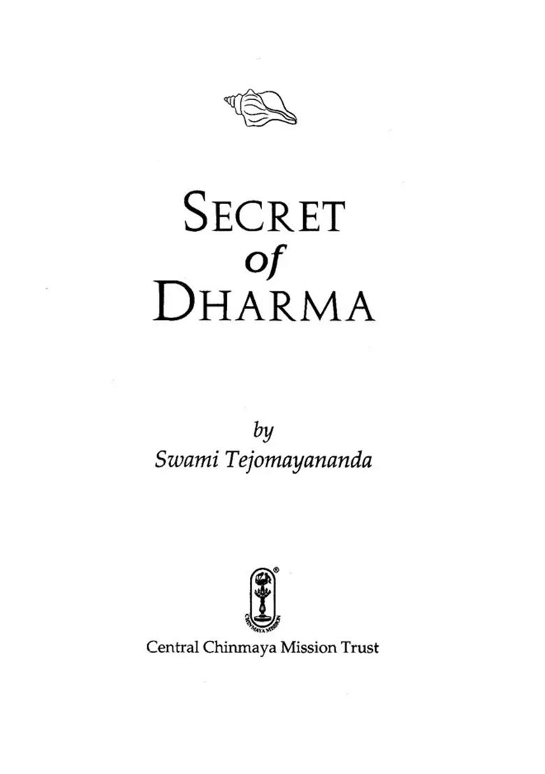 Secret Of Dharma - Indya