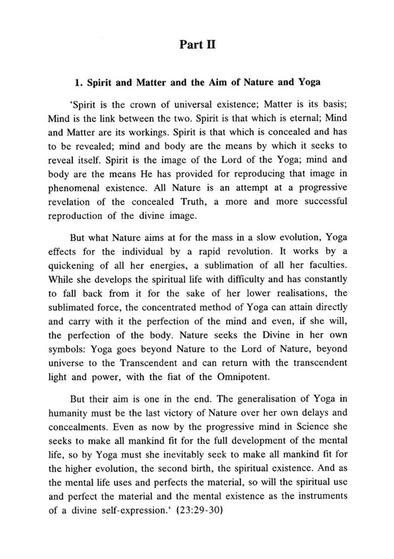 The Synthesis Of Yoga Excerpts From The Book Of Sri Aurobindo - Indya