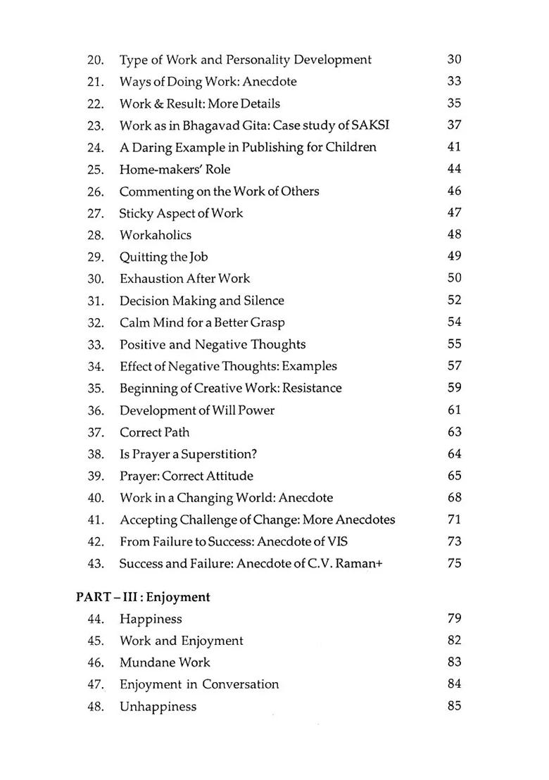 Work Enjoyment And Progress: Questions And Answers - Indya