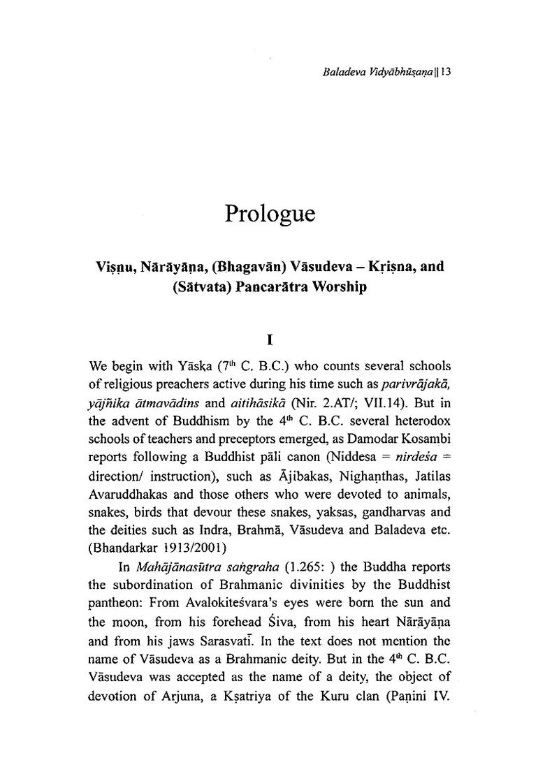 Baladeva Vidyabhusana: A Post-Caitanya Philosopher Of Religion (Makers Of Indian Literature) - Indya