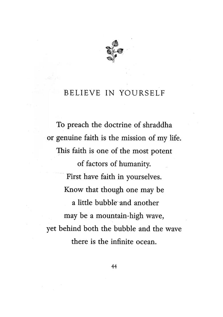 Believe In Yourself (Life Lessons From Swami Vivekananda ) - Indya