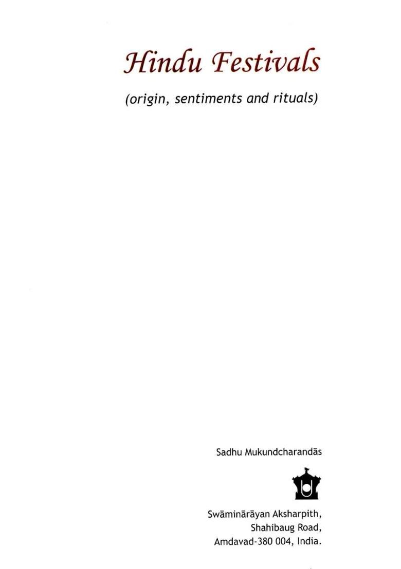 Hindu Festivals Origin Sentiments And Rituals - Indya