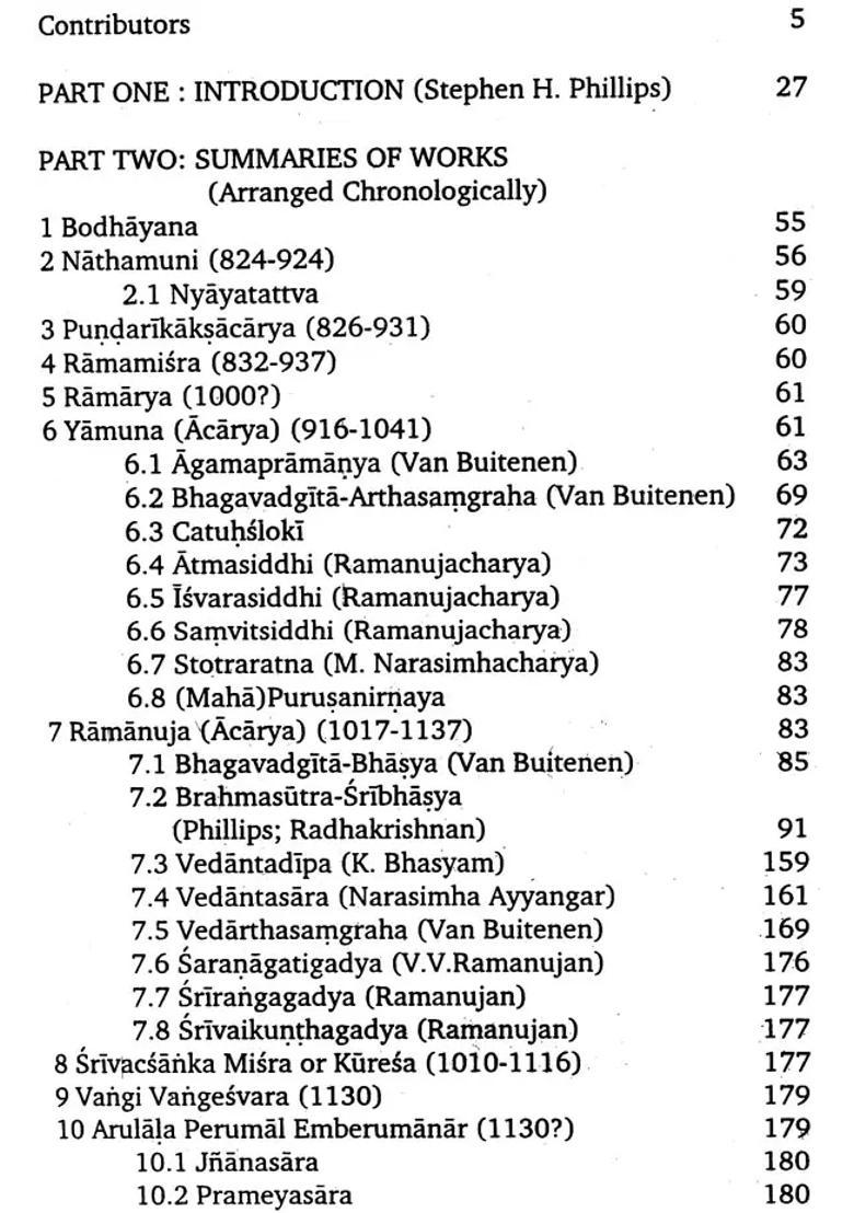 Visistadvaita Vedanta Encyclopedia Of Indian Philosophies Volume Xx - Indya