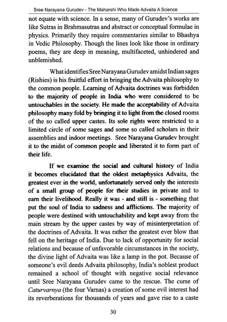 Sree Narayana Gurudev- The Maharshi Who Made Advaita A Science - Indya