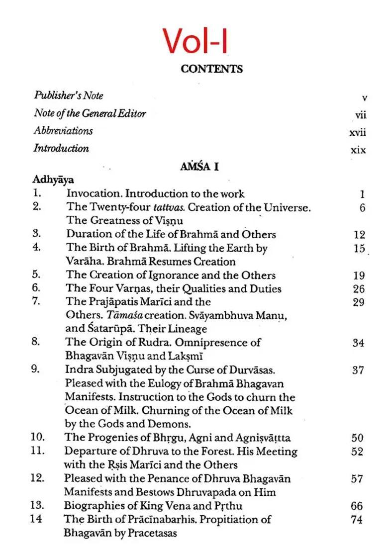 Sri Visnu Puranam English Translation In Set Of 2 Volumes - Indya